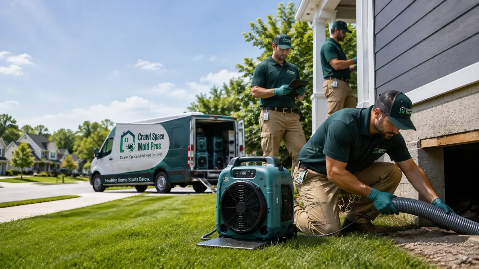 Crawl Space Mold Removal in Burton, MI
